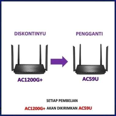 Jual Asus Rt Ac59u Dual Band Gigabit Ac1500 Wireless Router Online Desember 2020 Blibli