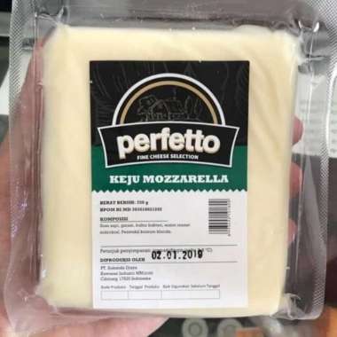 Keju Perfetto Mozarella 250 gr | Perfetto Keju Mozarella 250 gram