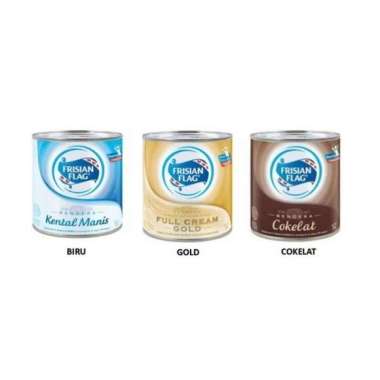 Susu Kental Manis Bendera Kaleng 490 gr | Frisian Flag Kental Manis Coklat