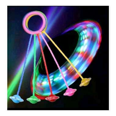 MAINAN ANAK HULAHUP KAKI BISA NYALA FLASHING JUMPING BALL LED