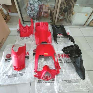 FULL COVER BODY KASAR MIO J MERAH FULL Original Yamaha