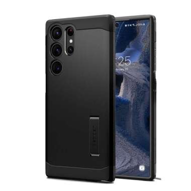 Original Spigen Tough Kickstand Case Samsung S23 Plus Ultra S23 Black