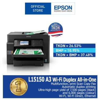 Printer Epson L15150 A3+ Multifungsi Wi-Fi Duplex
