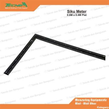 Penggaris Siku Meter Plat Tukang 60cm x 40cm