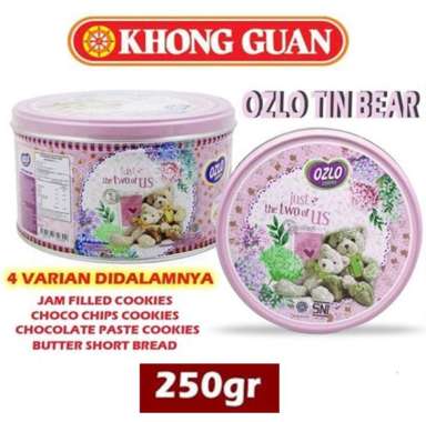 Promo Harga KHONG GUAN Ozlo Assorted Bear Series 250 gr - Blibli