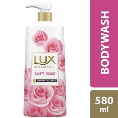 Promo Harga LUX Botanicals Body Wash Soft Rose 580 ml - Blibli