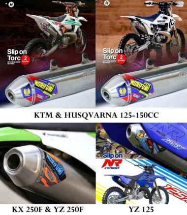 Knalpot ORIGINAL NORIFUMI KX 250F YZ 250F KTM Husqvarna YZ 125-150 cc KX/YZ 250F