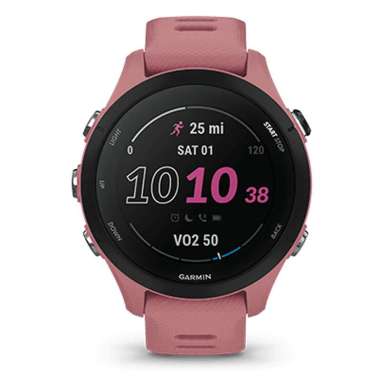 JAM TANGAN GARMIN SMARTWATCH WANITA FORERUNNER 2555 BASIC GPS PEACH THARABBIT FORERUNNER 255 JAM TAN