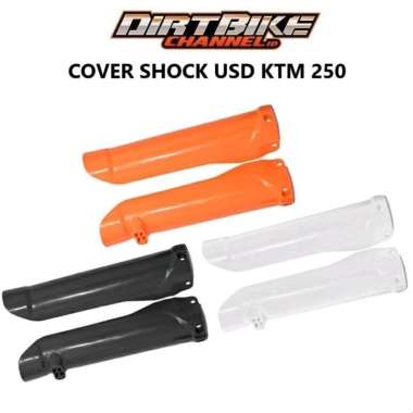 COVER USD Pelindung Shock Depan KTM 250 UNIVERSAL KLX Dtracker CRF 150 Hitam