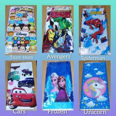 Plastik Snack Ulang Tahun Isi 10 Lembar 25 X 50Cm Goodie Bag Karakter balon bintang