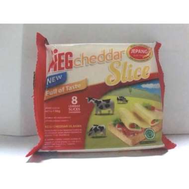 Promo Harga MEG Cheddar Slice 128 gr - Blibli