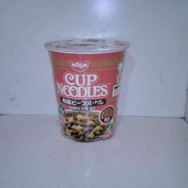 Promo Harga Nissin Cup Noodles Kaldu Sapi Ala Jepang 66 gr - Blibli