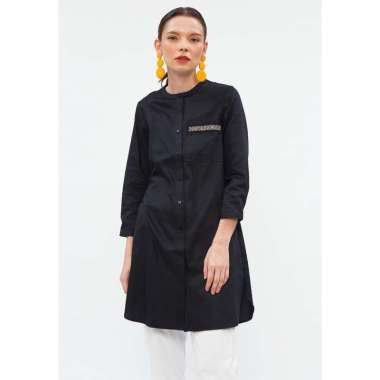 Minimal Oversize Emb Poc D JET BLACK M Jet Black
