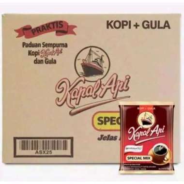 Promo Harga Kapal Api Kopi Bubuk Special Mix per 120 sachet 24 gr - Blibli