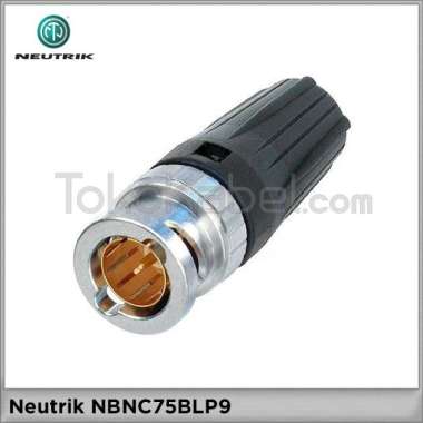 CONNECTOR BNC NEUTRIK NBNC75BLP9 NBNC75-BLP9