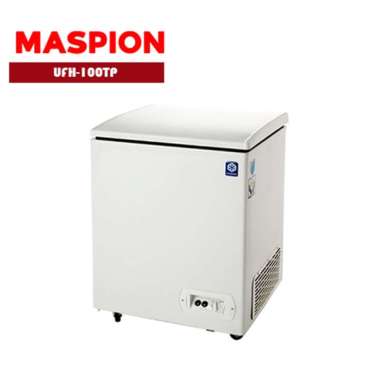 MASPION UFH-100TP Chest Freezer Box Lemari Pembeku 100Liter putih
