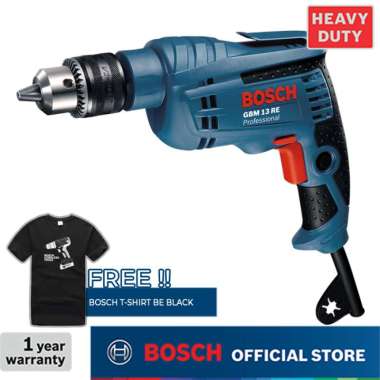 Bosch Drill / Bor Tangan Listrik Non Impact 13mm 600Watt GBM 13 RE