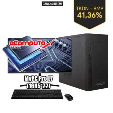PC DESKTOP AXIOO MYPC PRO L7 (16N5-22) I7 RAM 16GB TKDN GARANSI RESMI