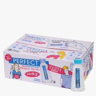 Air Minum Alkaline Perfect PH 9.5 200ml per dos