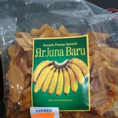 Keripik pisang manis gurih / kripik pisang