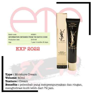 Jual Yves Saint Laurent Ysl Top Secret Instant Moisture Glow 40ml Online November 2020 Blibli Com