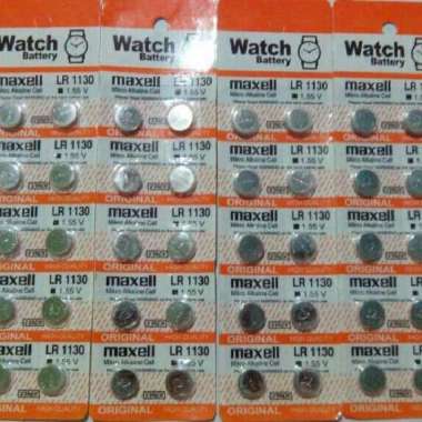 Baterai Batre Battery Maxxel LR1130 LR1130 AG10 AG 10 Maxell LR1130