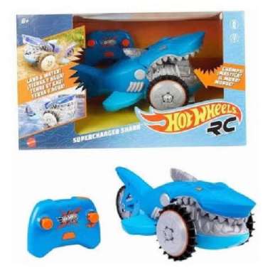 HotWheels RC SuperCharged Shark vehicle water and land hot wheels