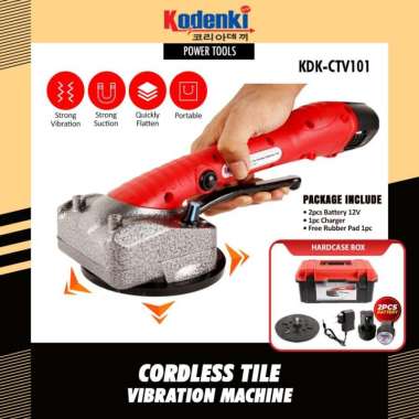 KODENKI CTV10 Cordless Tile Vibration Machine Alat Perata Keramik Kaca