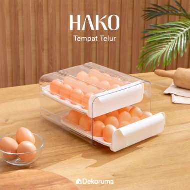 Dekoruma HAKO Tempat Penyimpanan Telur Dengan Laci