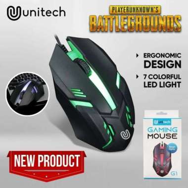 Mouse Gaming Mouse Komputer Laptop Unitech Berkualitas Kabel USB G1