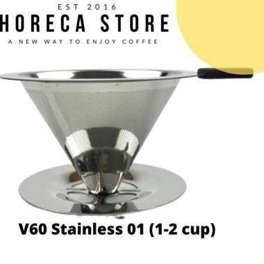 V60 METAL/V60 STAINLESS COFFEE DRIPPER COFFEE MAKER - LORENA