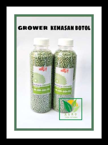 pupuk NPK mutiara Grower kemasan botol