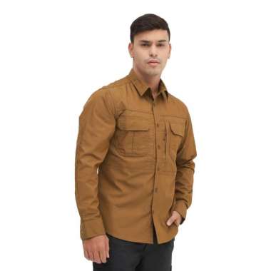 EIGER MENS EQUATOR SHIRT 2.0 LS Brown 4XL