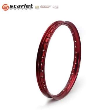Scarlet Racing - Velg Pelek Rim Alloy Ring 14 140 U Shape kilat titanium