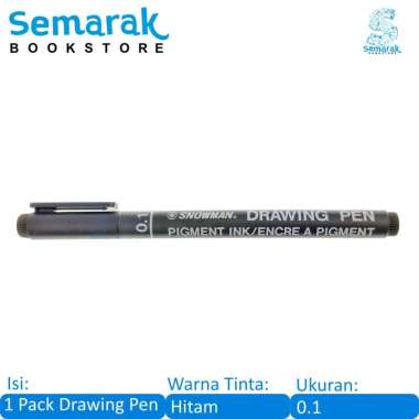 Snowman 700 Drawing Pen - 0.1 Hitam