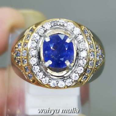 Batu Akik Blue Safir Selon Asli (Kode 1938) Biru