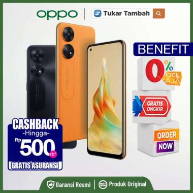 Oppo Reno 8T 4G 8/256GB Garansi Resmi Reno 8T 8 GB 256 GB Black