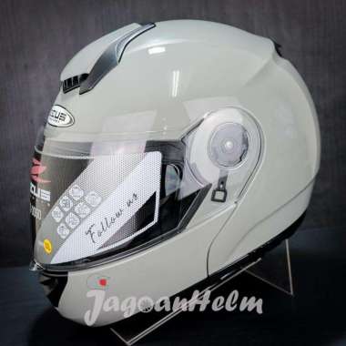 ZEUS HELM ZS3050 SOLID | AUDI GREY | ZS-3050 MODULAR L
