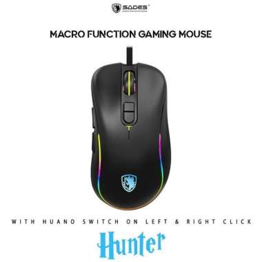Mouse Gaming Macro Sades Hunter S9 - Sades S9 - Mouse Macro