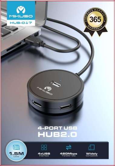 USB HUB Mikuso HUB-017 USB HUB 4 Port USB HUB 2.0