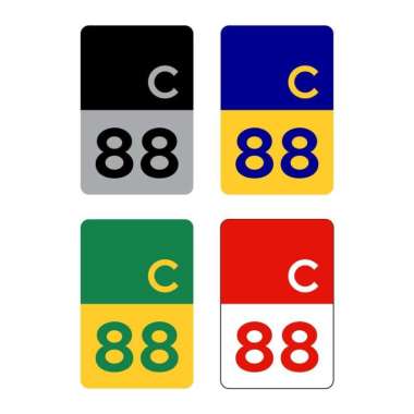 Papan Plang Nomor Rumah Keren 20cm x 30cm Plat Alumunium