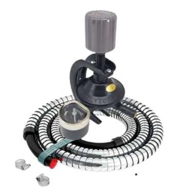 SELANG REGULATOR KOMPOR GAS PAKET REGULATOR DESTEC 201 M + SELANG GAS TERBAIK Multicolor