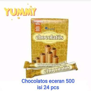 Garuda Chocolatos wafer roll eceran 500 | 1 box isi 24 pcs