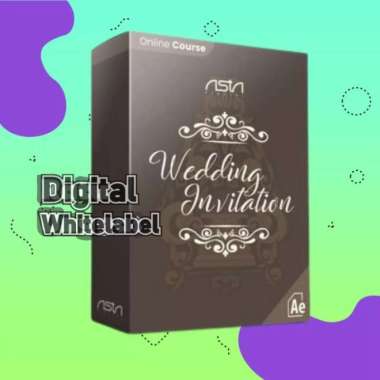 Course Wedding Invitation - Digital Whitelabel
