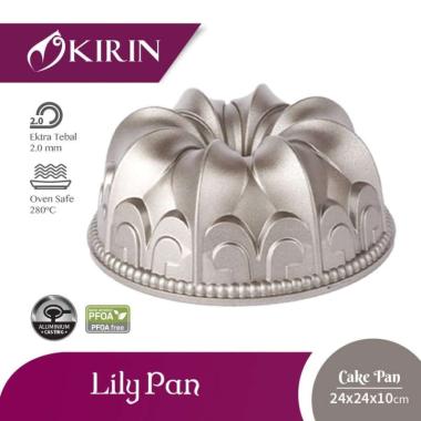Kirin Lily Premium Cake Pan Loyang Kue gold
