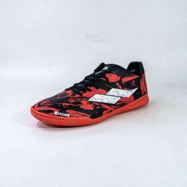 Sepatu Futsal Mills Original Troya+ IN Black 9400108 BNIB 42 BLACK WARMRED