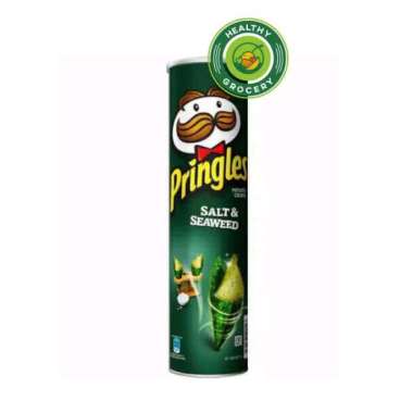 Pringles Potato Chips Salt and Seaweed 107gr