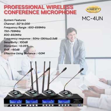 MIC WIRELESS CONFERENCE PODIUM KREZT MC 4UN / KREZT MC4UN