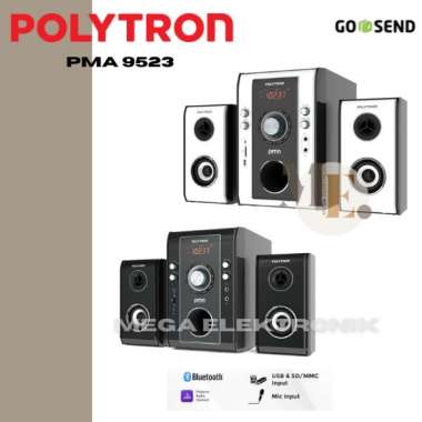 POLYTRON PMA 9523 Multimedia Speaker BLuetooth USB Radio FM