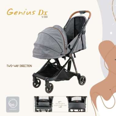 Babyelle S355 Genius DX Reversible Cabin Stroller Black